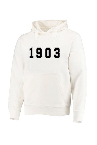 Efendioğlu Design Унисекс суитшърт с щампа в екрю 1 9 0 3