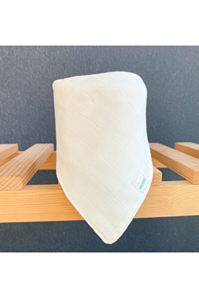 Le Petite Histoire طبقة مزدوجة 100% قطن كريمي موسلين مريلة للأطفال