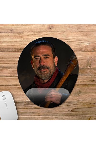 Pixxa نيجان - موديل لوحة الماوس The Walking Dead مع مسند للمعصم - بيضاوي واحد