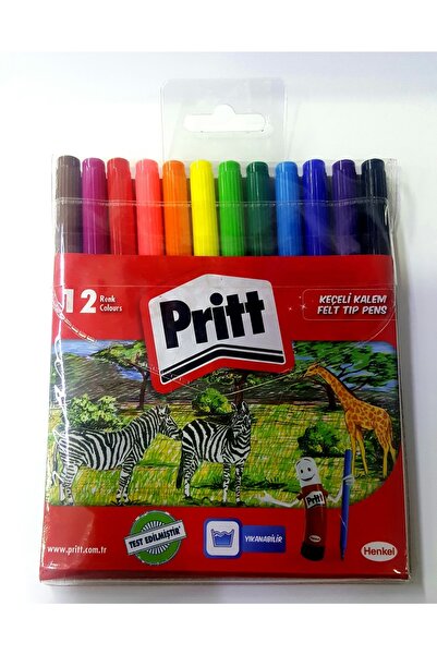 Pritt Set of 12 Keceli Pens Original Vivid Colors