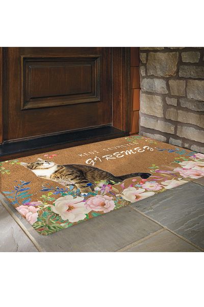 Egebella Non-Slip Base Printed Decorative Door Mat