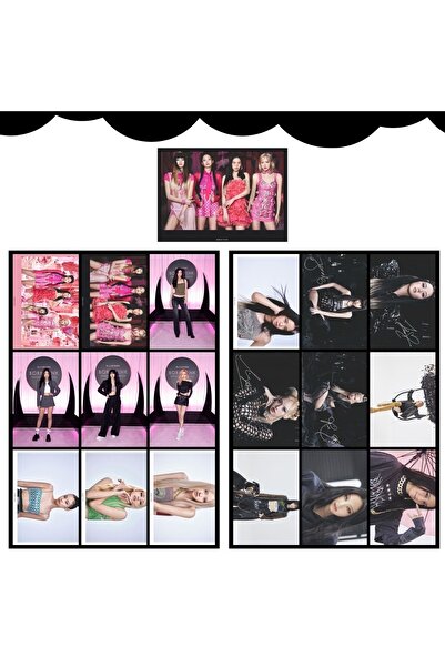 Kpop Dünyasi Blackpınk '' Born Pink '' Fotokart Seti 2