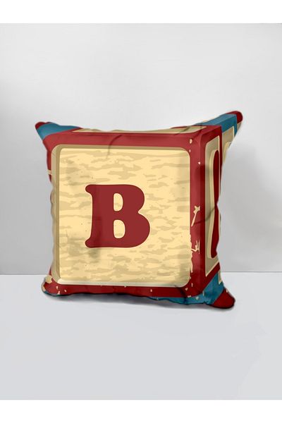 benlisso Husă de pernă cu litere 45x45 Litera B