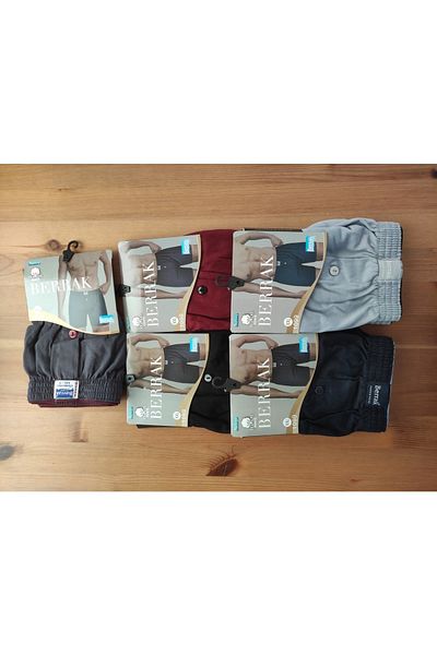 Berrak Men's Boxers Combed Cotton 5 Pack 1099