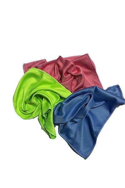 BLUENEON (6 قطع) قماش تنظيف بنمط البقلاوة الألماني مختلط الألوان مقاس 40 × 40...