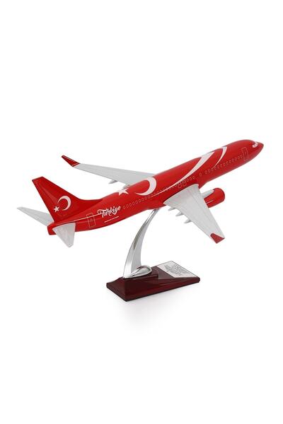 zekupp - Maket Uçak - Boeing 737-800 1/100 - Türkiye Özel Tasarımlı Model Uça...