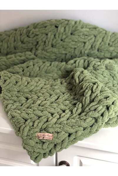 Genel Markalar Puffy Bebek Battaniyesi - Yeşil 90*90