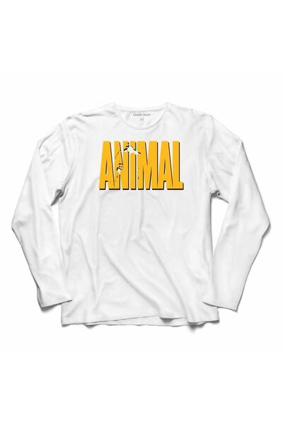 Kendim Seçtim Μακρυμάνικο μπλουζάκι Animal Fitness Gym Tank Top Αθλητικό μονό...