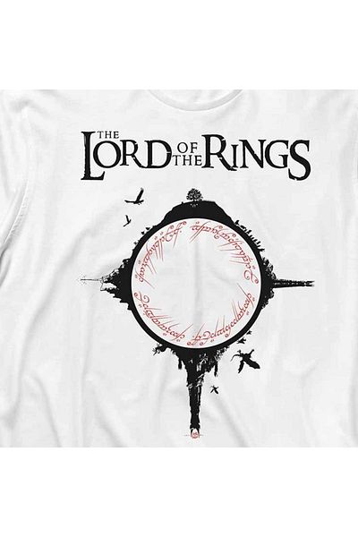Kendim Seçtim Λογότυπο Lotr Lord Of The Rings Circle Lord of the Rings Μακρυμάνικο μπλουζάκι με στάμπα