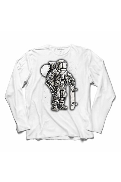 Kendim Seçtim Skateboarding u svemiru Astronaut Mesec NASA Svemirski kosmos M...