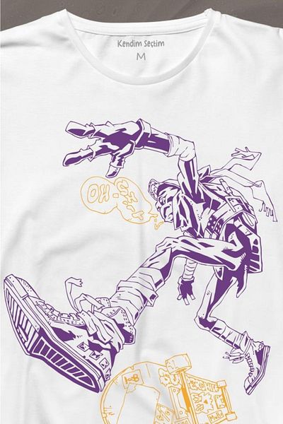 Kendim Seçtim Μακρυμάνικο μπλουζάκι Ninja Turtle Skateboard Tmnt Skate Street Μπλουζάκι με στάμπα
