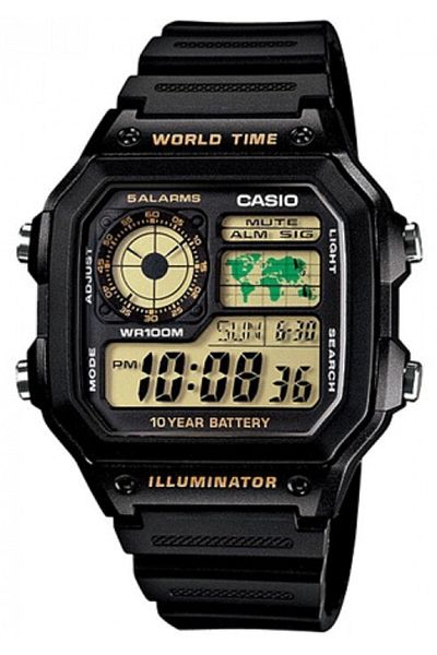 Casio Men's Wristwatch AE-1200WH-1BVDF