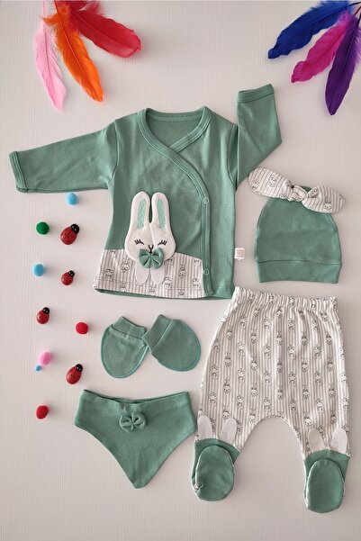 dubi baby طقم بدلة أطفال Nazli مكونة من 5 قطع - إصدار المستشفى