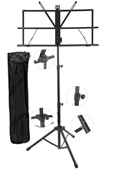 kabil müzik Nota Sehpası Makaslı ( Taşıma Çantalı )