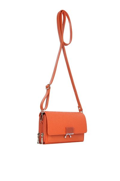 CENGİZ PAKEL Geanta de umar Luna pentru dama - culoare caramida, model 65263g