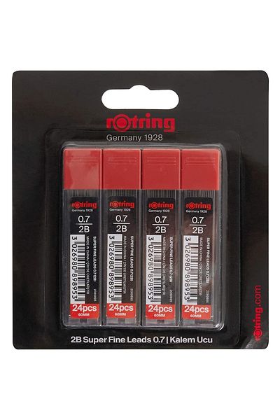 Rotring قلم رصاص سوبر بوليمر 0.7 دقيقة - 2 ب