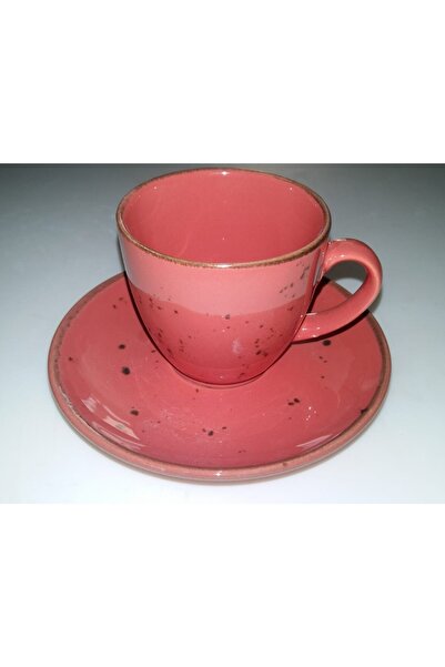 Tulu مجموعة أكواب القهوة Puffin Op-24 باللون الأحمر تتسع لـ 6 أشخاص