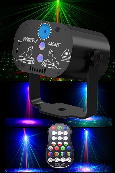 Sore Mini Rgb Disko Işık Dj Led Lazer Sahne Parti Projektörü Usb Disko Topu Sese Duyarlı