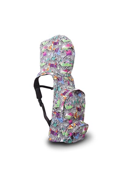 Morikukko Back To School Zebra Kapüşonlu Sırt Çantası
