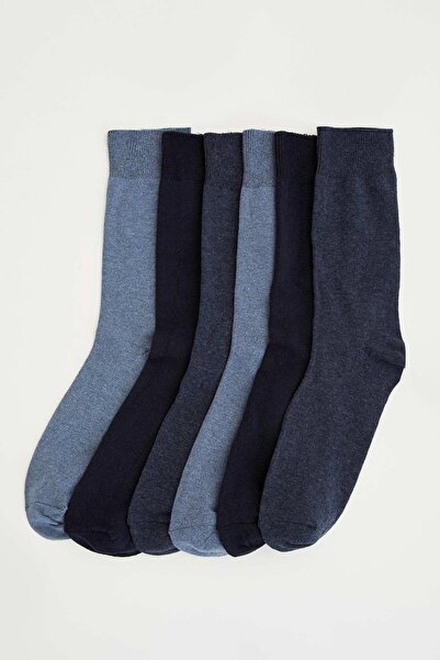 DeFacto Ανδρικές μακριές κάλτσες 6 συσκευασιών K4602AZ.19SP.NV2