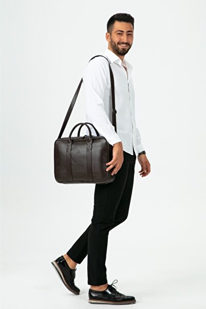 MORCA Unisex Macbook Organizer Laptop Briefcase 15.6" & 16" Inch