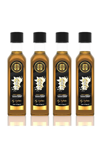 By Tüfekçi Vanilya Şurup Yoğun Form Yüksek Aromalı Yeni Formül Avantajlı Pake...