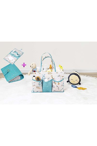 Smyak Alas Baby Care Organizator + Geantă pentru îngrijirea scutecelor Set de două