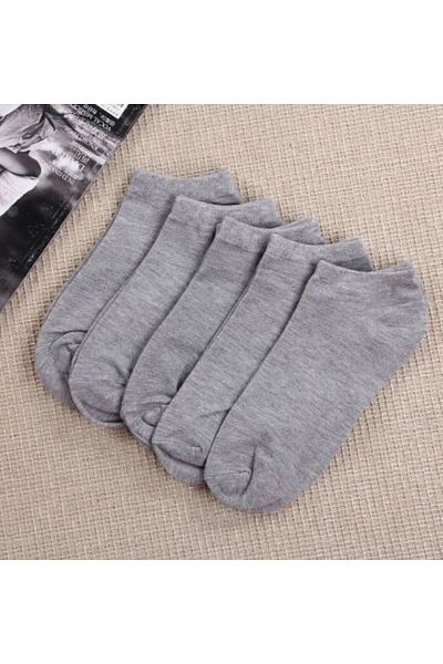 WORTHY SOCKS 4 Pairs Koton Women's Gray Booties Socks