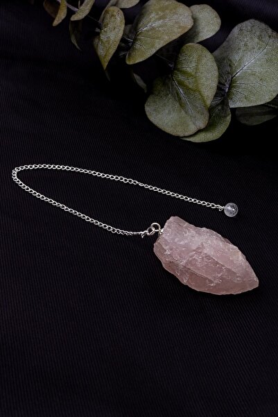 Dünya Doğal Taş Pink Quartz Stone Pandule (Unprocessed Raw)