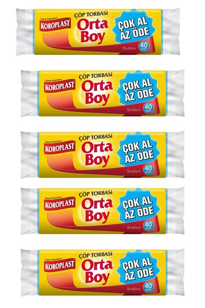 Koroplast Medium Size Garbage Bag 40 Pieces Buy More Pay Less 5x40 200 Pieces
