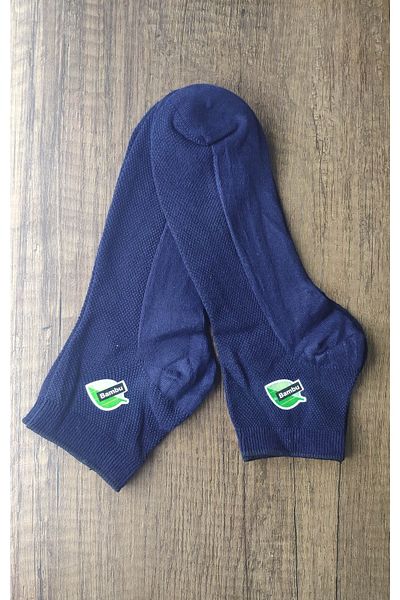 Leement socks Мъжки 2 чифта тънки летни къси чорапи до глезена от бамбук, дишащи, плетени