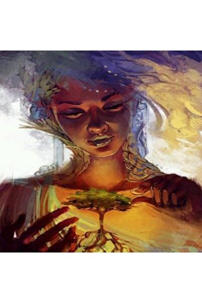 kendinyaphobi Sayılarla Boyama Seti Kasnaklı Hayat Ağacı 40 X 50 Cm