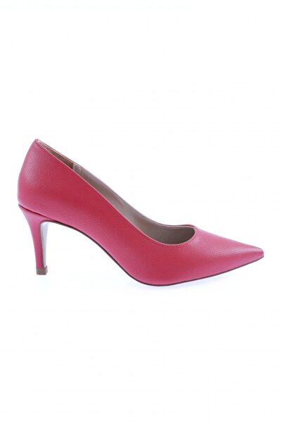DGN Women's Pointed Toe Toe Low-cut Heeled Shoes Red 2191112821