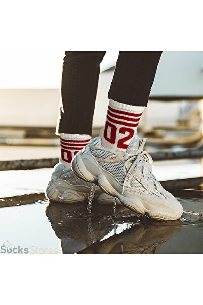 Esinti Erkek Kadın Çorap Soket Uzun Corap Renkli Desenli Çoraplar 6 Adet