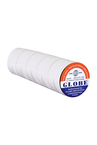 Globe Izole Bant Beyaz 10 Adet