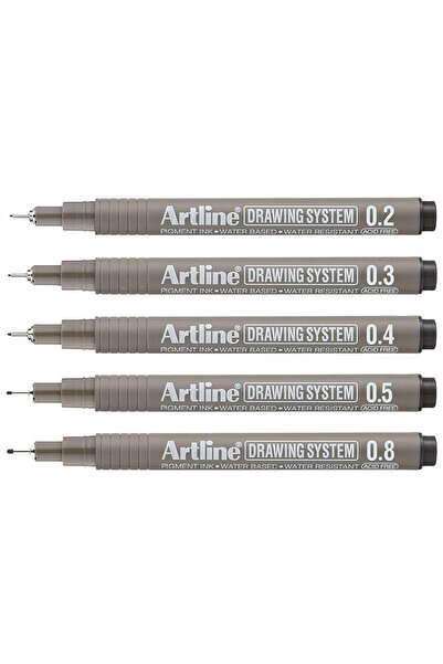 artline Teknik Çizim Kalemi 5 Li Set
