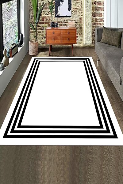 Decomia Home الرقمية المضادة للانزلاق قابل للغسل الحديثة الأبيض سجادة غرفة معيشة المطبخ السجاد المدخل السجاد السجاد عداء D4094