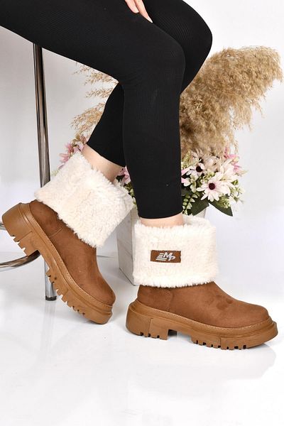 M.P. Mp 222-2745 Thermal Furry Γυναικεία Flat Boat Παπούτσια