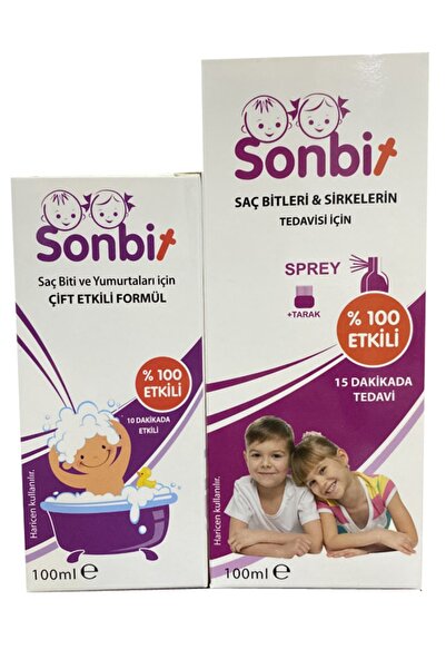 Bit Spreyi 100 Ml + Bit Şampuanı 100 Ml (çelik Tarak Hediyeli)