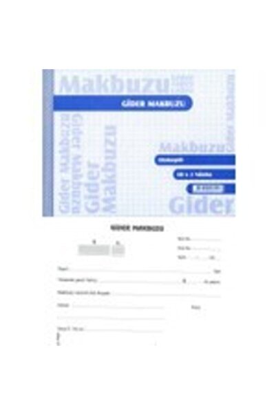 ÖZKAN Otokopili Gider Makbuzu 50 Yaprak X 2 Nüsha