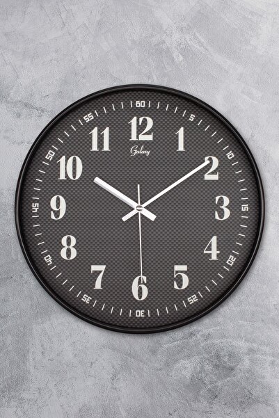 EMORES Ρολόι τοίχου με αθόρυβο μηχανισμό από γυαλί 30 cm