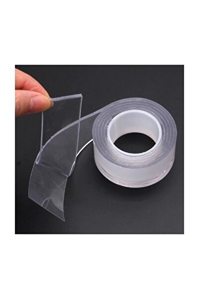Genel Markalar Yeniden Yapışabilen Çok Amaçlı Çift Taraflı Jel Bant 3cm X 3mt