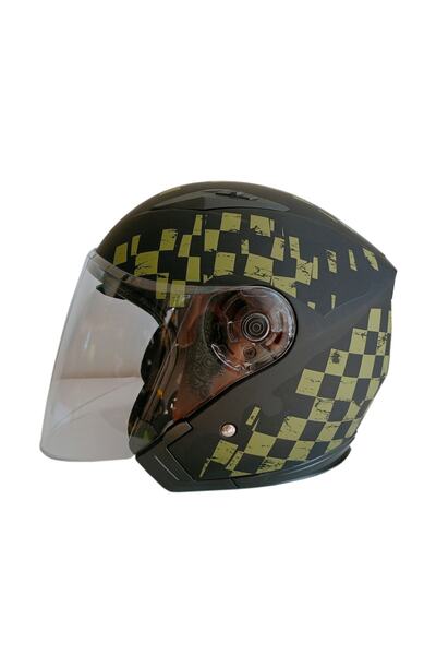 JEKAİ Jk-21 512 Model Güneş Vizörlü Yarım Kask