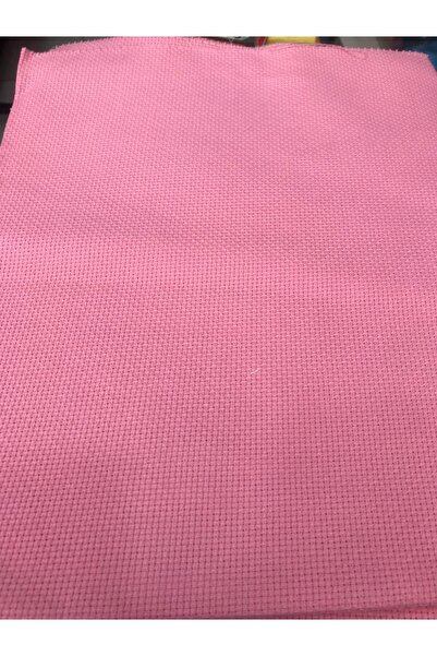 MASAL TUHAFİYE Etamin Kumaşı Seccadelik Koyu Pembe 125*75