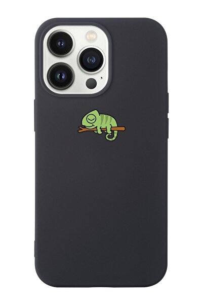 shoptocase Iphone 14 Pro Uyumlu Bukalemun Tasarımlı Içi Süet Lansman Telefon ...
