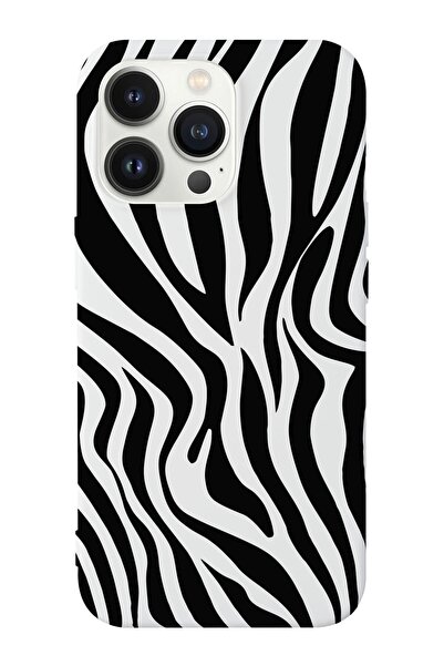 shoptocase Iphone 14 Pro Max Uyumlu Zebra Tasarımlı Içi Süet Lansman Telefon ...