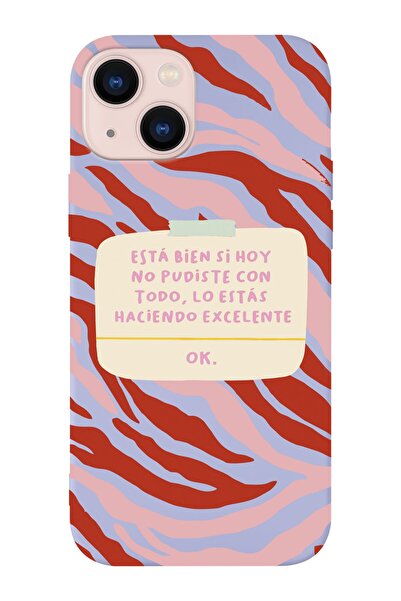 shoptocase Iphone 14 Plus Uyumlu Esta Bien Si Sorun Değil Tasarımlı Içi Süet ...