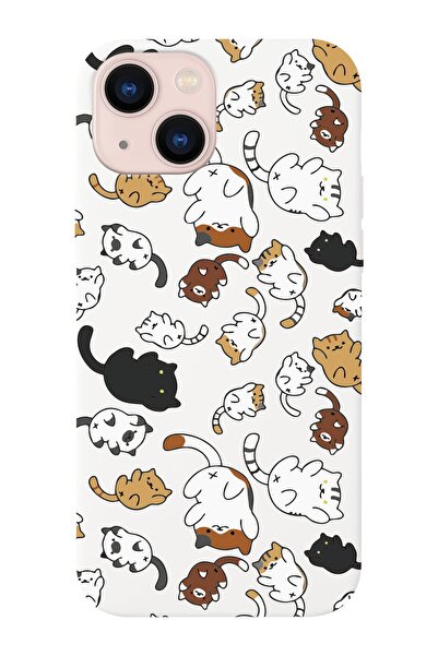 shoptocase غطاء هاتف آي فون 14 بلس متوافق مع آيفون 14 بلس من جلد الغزال بتصمي...