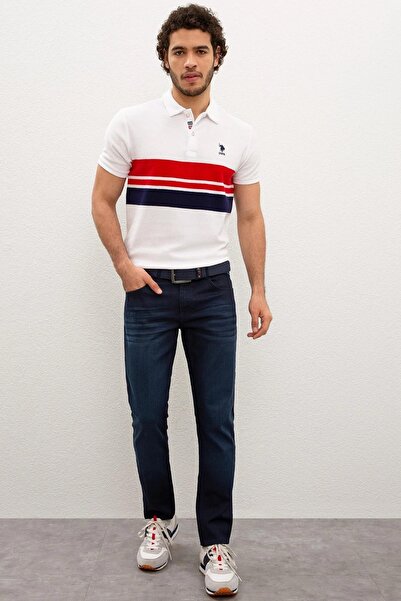 U.S. Polo Assn. U.s. Polo Erkek Slimfit Denim Pantolon 1452591 Parker 033 Lacivert