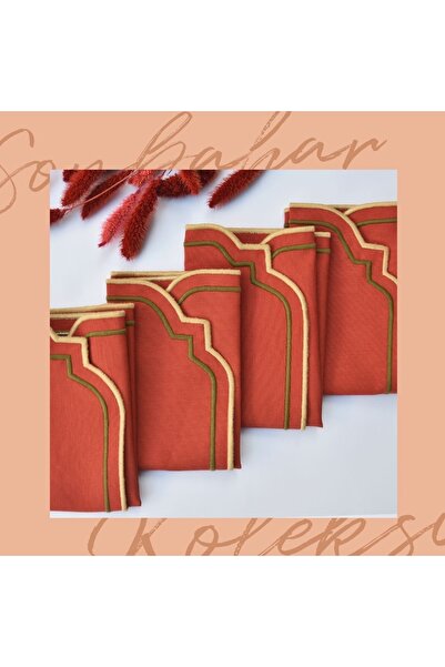 EVİMKOKOŞ مجموعة مناديل موديل بريز مكونة من قطعتين